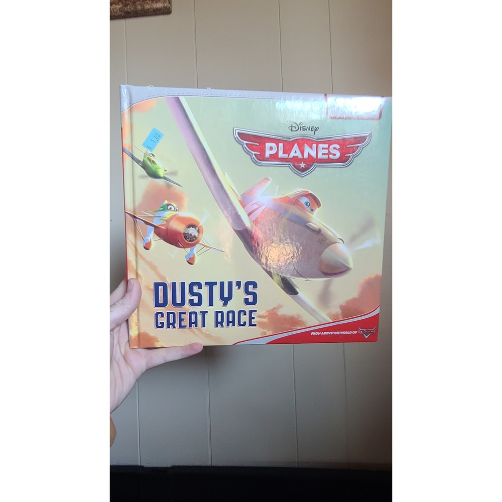 Disney Planes Dusty's Great Race Hardcover Book World of Cars Movie Storybook